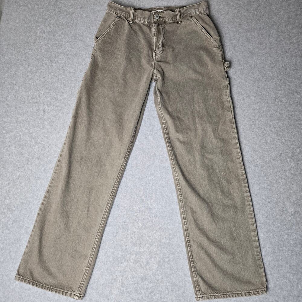 PacSun Men's Baggy Relaxed Fit Wide Leg Tan/Khaki/Taupe 30x32